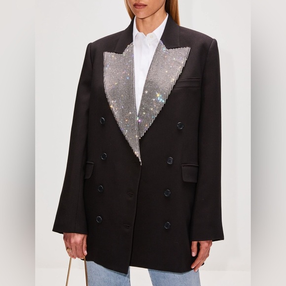 KHAITE Jackets & Blazers - Khaite Black Double-Breasted Blazer